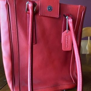 Red Coach Purse